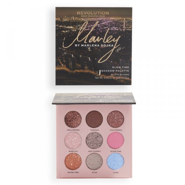 Makeup Revolution X Marley by Marlena Sojka Paletka cieni do powiek Glow Time (9) 1szt