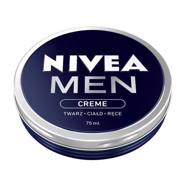 NIVEA MEN Nawilżający krem do twarzy, ciała i rąk Creme 75 ml