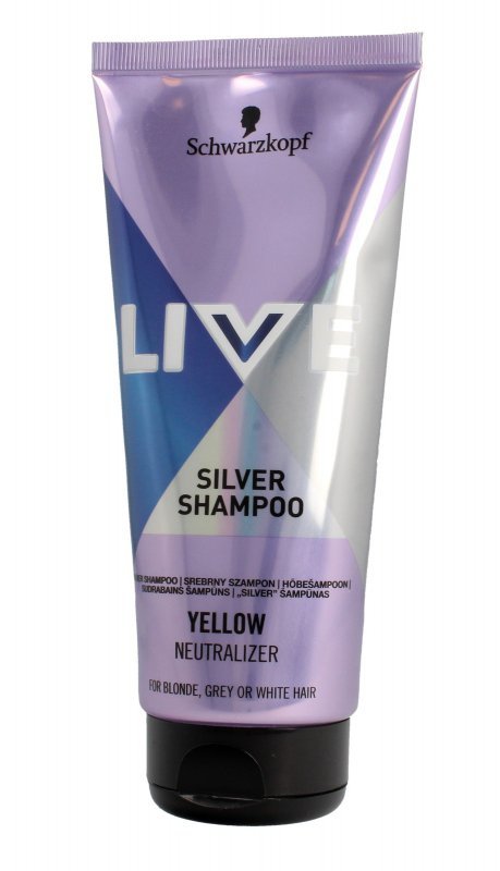 Schwarzkopf Live Szampon srebrny do włosów blond,rozjaśnionych i siwych  200ml