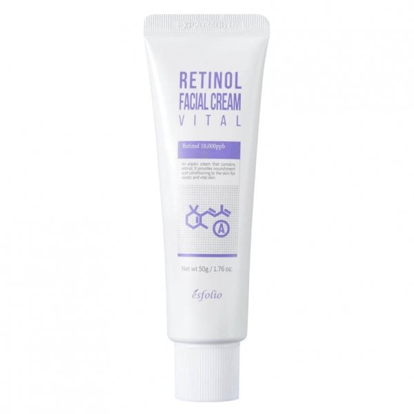 Rewitalizujący krem do twarzy z retinolem Esfolio Retinol Facial Cream Vital, 50ml