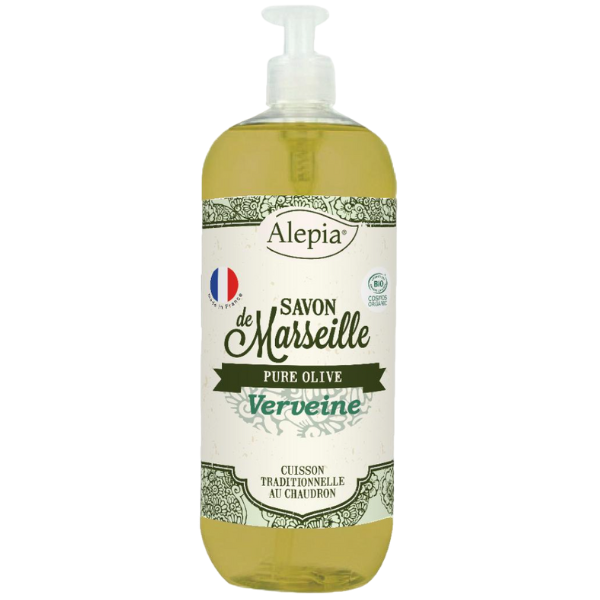 Mydło Aleppo w Płynie o Zapachu Olejku Werbeny, Alepia, 1000ml