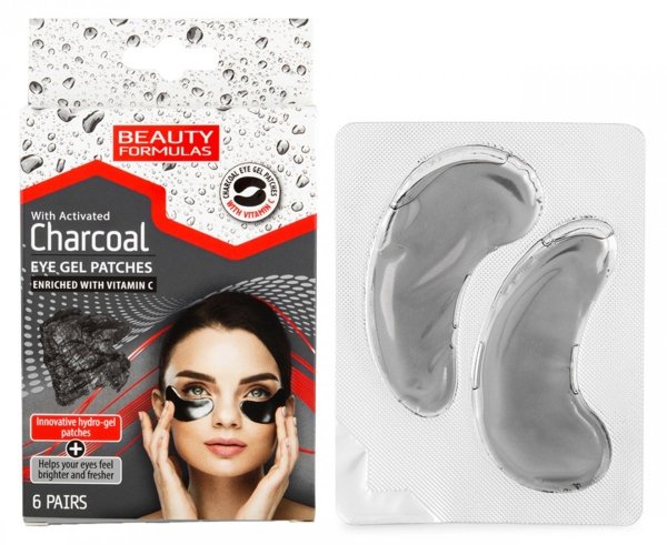 Гелевые патчи для глаз с активным углем, Beauty Formulas