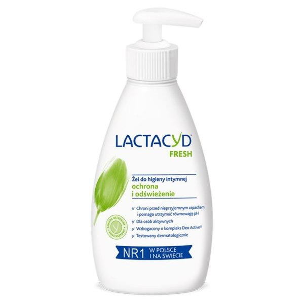 Lactacyd Fresh Żel do higieny intymnej odświeżający z pompką 200ml