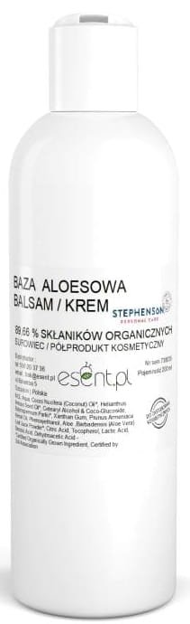 Baza Balsam Aloesowa STEPHENSON, 89,66% skł. org., Esent, 200 ml