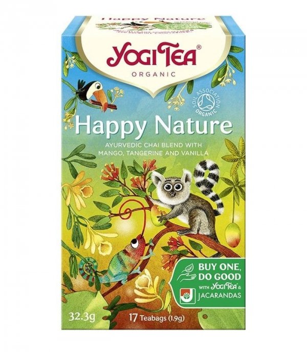 Ajurwedyjska herbata z mango, tangerynką i wanilią, HAPPY NATURE, Yogi Tea