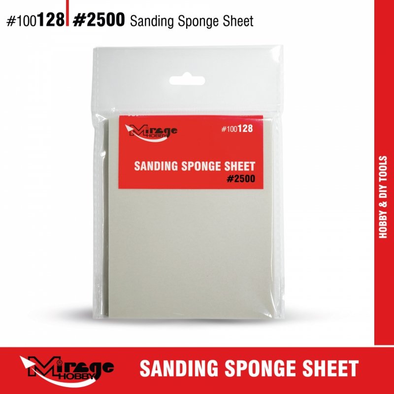 MIRAGE 100128 SANDING SPONGE SHEET #2500 (gąbka ścierna) 