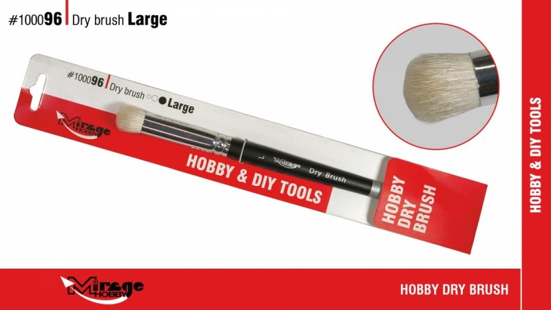 MIRAGE 100096 PĘDZEL DRY BRUSH - LARGE 