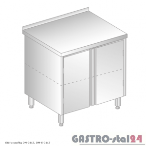Stół z szafką DM 3117 szerokość: 600 mm (800x600x850)