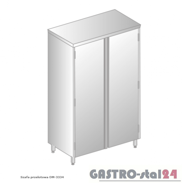 Szafa przelotowa drzwi skrzydłowe DM 3334.01 szerokość: 600 mm, wysokość: 1800 mm  (800x600x1800)