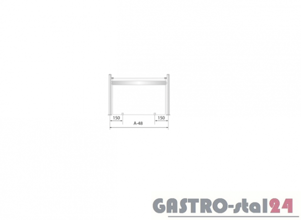 Nadstawka z oświetleniem DM 94582 D 1204x480x480
