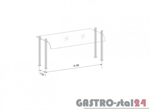 Nadstawka neutralna DM 94583 N 865x410x480