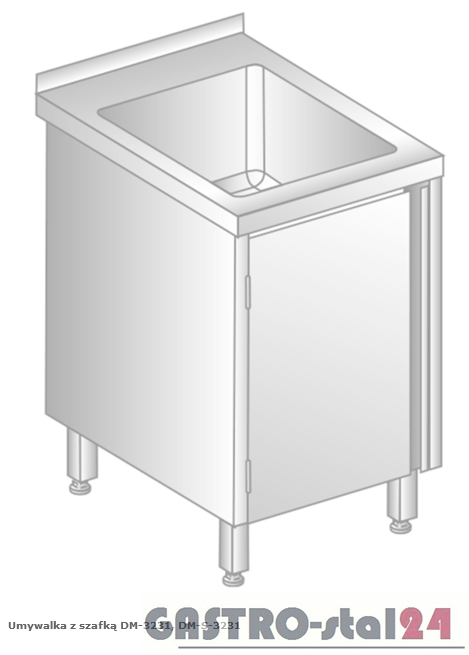 Umywalka z szafką DM 3231 szerokość: 700 mm (500x700x850)