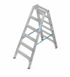 Drabina dwustronna ze stopniami R13 KRAUSE 2x6 stopnie 136169
