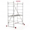 Rusztowanie   Faraone  AK400 wysokość robocza 5m  wymiar podestu  50 x 125 cm  