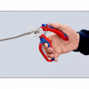 Nożyczki kątowe dla elektryków Knipex 95 05 20 SB z drobnymi ząbkami