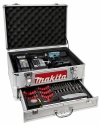 Akumulatorowa wiertarko-wkrętarka udarowa z zestawem akcesoriów Makita  DHP453SYEX  18V w metalowej walizce