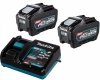 Zestaw zasilający Makita 1911V6-0 40V max XGT BL4050x2 (5.0Ah) + DC40RA 