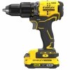 Bezszczotkowa wiertarko-wkrętarka STANLEY FATMAX SFMCD715D2A 18V V20 2x 2.0Ah + Akcesoria 