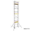Rusztowanie  TOP SYSTEM  12,4m wieża jezdna o wymiarach 75 x 180 cm   Faraone A1-114