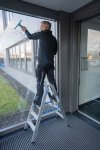 Drabina dwustronna ze stopniami R13 KRAUSE 2x3 stopnie 136138