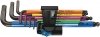 Hex-Plus Multicolour HF 1 Zestaw kluczy trzpieniowych z kulką, BlackLaser, metrycznych, z funkcją przytrzymywania, 9 części WERA | 05022210001