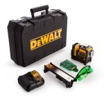 3-wiązkowy zielony laser samopoziomujący 360° DeWalt DCE089D1G