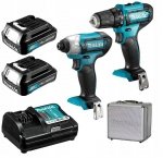 Zestaw Makita CLX224X wkrętarka DF333D TD110D 12V 2x1,5Ah