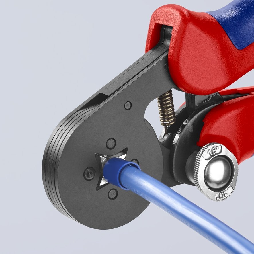 パーツ lsobcadinagano Samonastawne szczypce do zagniatania tulejek kablowych z