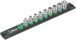 Listwa magnetyczna A Imperial 1 na zestaw kluczy nasadowych Zyklop 1/4&quot;, calowych, 9 części WERA | 05005420001