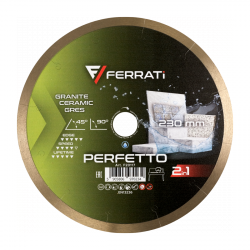 Tarcza diamentowa tnąca  2IN1 230mm PERFETTO  FERRATI F20117