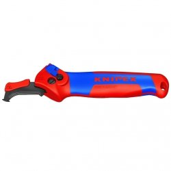 Nóż do ściągania izolacji z funkcją grzechotki Knipex 16 50 145 SB