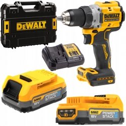 Wiertarko - wkrętarka Dewalt DCD800E2T 2x 1.7Ah POWERSTACK 18V XR