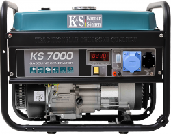 Agregat prądotwórczy benzynowy K&amp;S KS7000 230 V / 12 V 1-fazowy 5.5 kW 