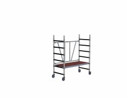 Rusztowanie  2,6m wieża jezdna COMPACT XS o wymiarach 75 x 160 cm   Faraone  MODUŁ A  COM160XS.A