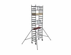 Rusztowanie  TOP SYSTEM SAFETY 6,14m wieża jezdna o wymiarach 75 x 180 cm   Faraone  MSA-54