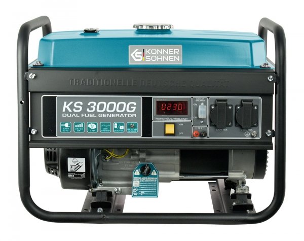 Agregat prądotwórczy benzyna/ LPG K&amp;S KS3000G 230V 3.0 kW 