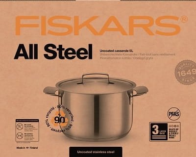 Garnek Fiskars All Steel z pokrywką 5L 1064752