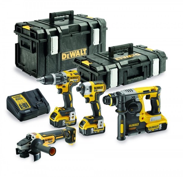 Zestaw Combo 4 narzędzi akumulatorowych DeWalt DCK422P3 Li-Ion XR 18V 3x5.0 Ah 