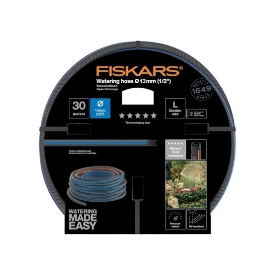 Wąż ogrodowy Fiskars 13 mm (1/2&quot;), 30 m – Q5 1027108