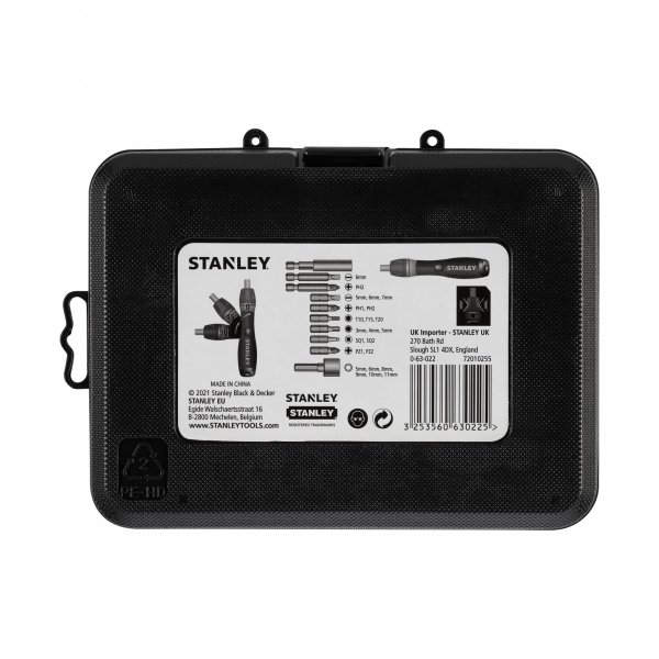 Zestaw bitów  22 szt. + wkrętak pistoletowy STANLEY 0-63-022