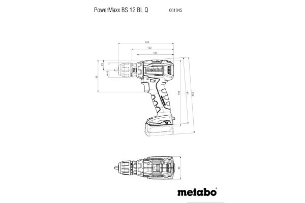Wkrętarka  Metabo POWERMAXX BS 12 BL Q (601045800) 