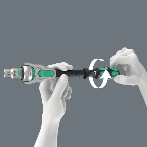 Grzechotka Zyklop Speed 1/4&quot; w zestawie metrycznym, 28 części WERA | 05004016001