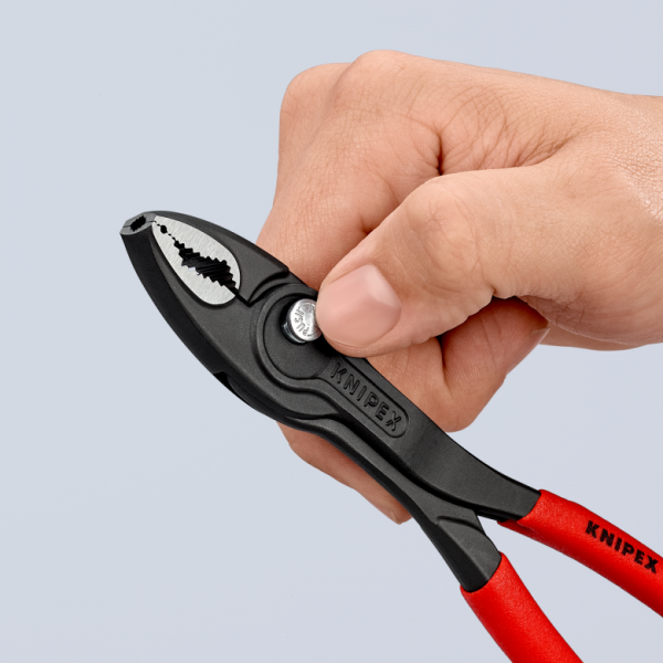 Szczypce chwytające czołowe KNIPEX TwinGrip 82 01 200