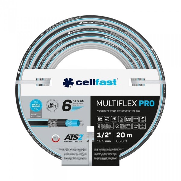 Wąż ogrodowy Cellfast 13-800 MULTIFLEX PRO ATS2 1/2&quot; 20 m