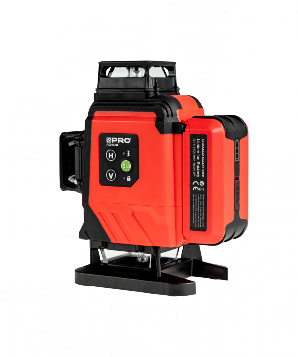 Laser akumulatorowy wieloliniowy zielony 4x360° PRO AQ4DG 