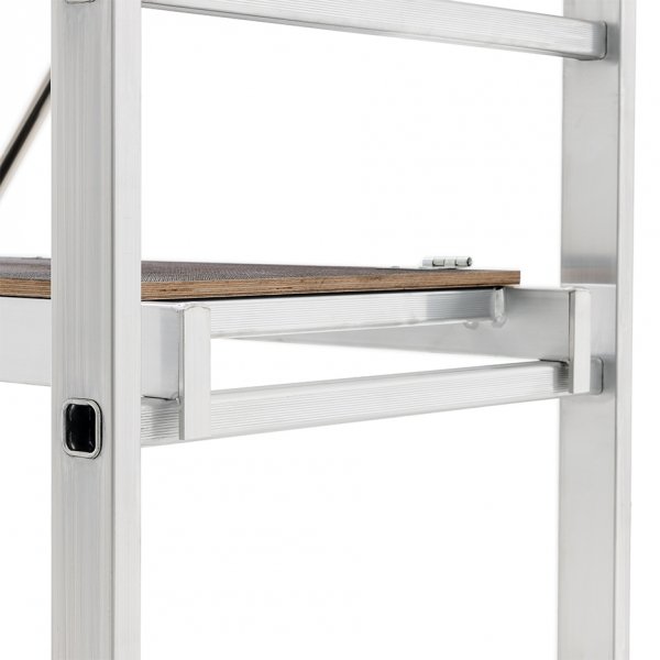 Rusztowanie na schody Faraone  AK400 + AK404 wysokość robocza 5m  wymiar podestu  50 x 125 cm  