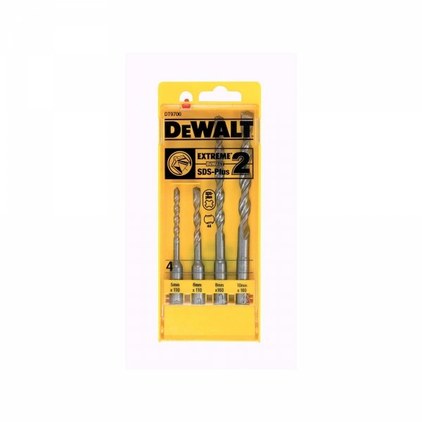 Zestaw 4 wierteł do betonu DEWALT DT9700 SDS+ EXTREME
