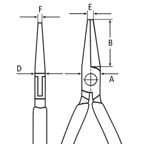 Szczypce dla elektroników Knipex 35 32 115