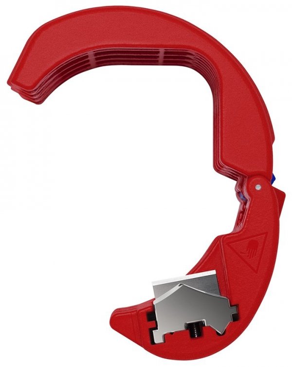 Obcinak do rur z tworzywa sztucznego i tulejek uszczelniających Knipex BiX 90 22 10 BK