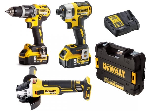 3 narzędziowy zestaw combo Dewalt 18V 2X5.0Ah - DCK3.1